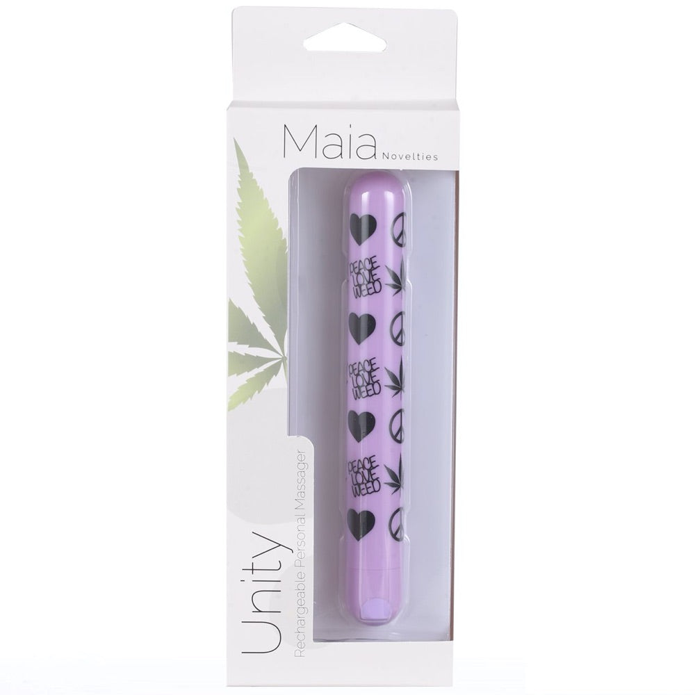 Maia Toys 420 Series UNITY USB Rechargeable X-Long PLW Print Super Charged Bullet - Extreme Toyz Singapore - https://extremetoyz.com.sg - Sex Toys and Lingerie Online Store - Bondage Gear / Vibrators / Electrosex Toys / Wireless Remote Control Vibes / Sexy Lingerie and Role Play / BDSM / Dungeon Furnitures / Dildos and Strap Ons &nbsp;/ Anal and Prostate Massagers / Anal Douche and Cleaning Aide / Delay Sprays and Gels / Lubricants and more...