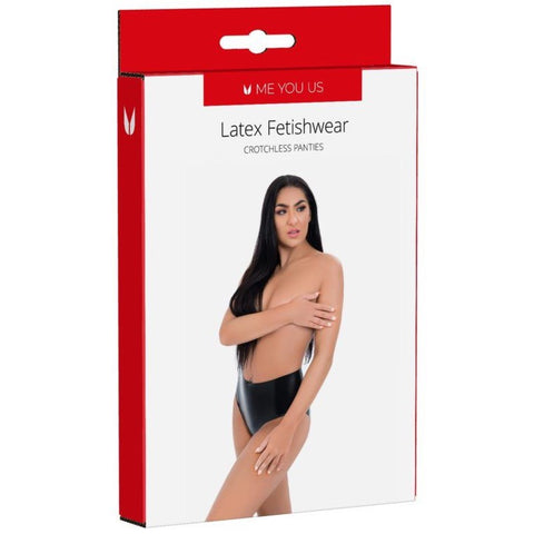 Me You Us Latex Fetishwear Crotchless Panties (3 Sizes Available) - Extreme Toyz Singapore - https://extremetoyz.com.sg - Sex Toys and Lingerie Online Store - Bondage Gear / Vibrators / Electrosex Toys / Wireless Remote Control Vibes / Sexy Lingerie and Role Play / BDSM / Dungeon Furnitures / Dildos and Strap Ons  / Anal and Prostate Massagers / Anal Douche and Cleaning Aide / Delay Sprays and Gels / Lubricants and more...