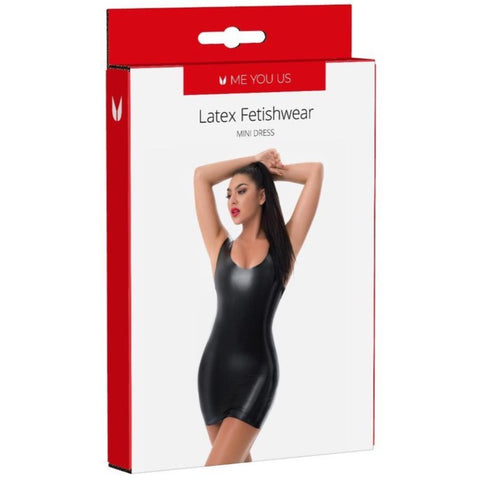 Me You Us Latex Fetishwear Mini Dress (3 Sizes Available) - Extreme Toyz Singapore - https://extremetoyz.com.sg - Sex Toys and Lingerie Online Store - Bondage Gear / Vibrators / Electrosex Toys / Wireless Remote Control Vibes / Sexy Lingerie and Role Play / BDSM / Dungeon Furnitures / Dildos and Strap Ons  / Anal and Prostate Massagers / Anal Douche and Cleaning Aide / Delay Sprays and Gels / Lubricants and more...