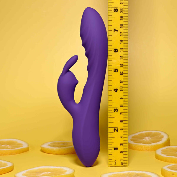 Wavy Rabbit 10-Function Rechargeable Dual-Action Vibrator