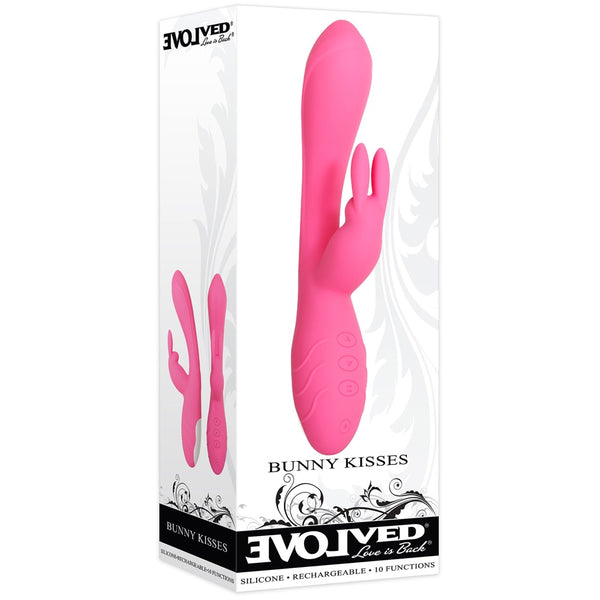 Bunny Kisses 10-Function Rechargeable Dual-Action Vibrator