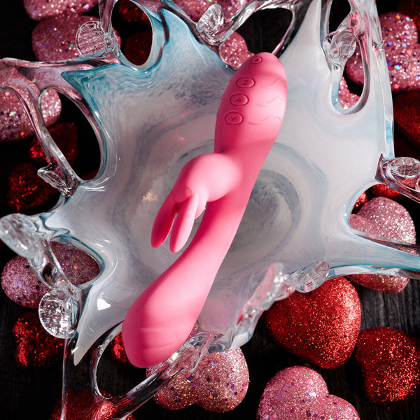 Bunny Kisses 10-Function Rechargeable Dual-Action Vibrator