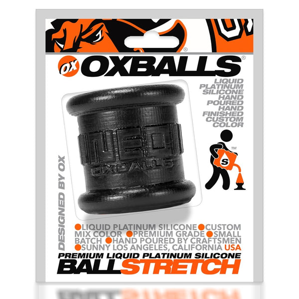 OXBALLS NEO TALL Liquid Platinum Silicone Ball Stretcher - Black - Extreme Toyz Singapore - https://extremetoyz.com.sg - Sex Toys and Lingerie Online Store - Bondage Gear / Vibrators / Electrosex Toys / Wireless Remote Control Vibes / Sexy Lingerie and Role Play / BDSM / Dungeon Furnitures / Dildos and Strap Ons &nbsp;/ Anal and Prostate Massagers / Anal Douche and Cleaning Aide / Delay Sprays and Gels / Lubricants and more...