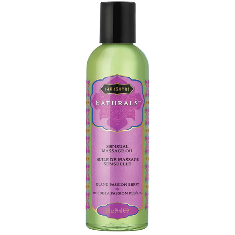 Naturals Island Passion Berry Massage Oil - 59ml