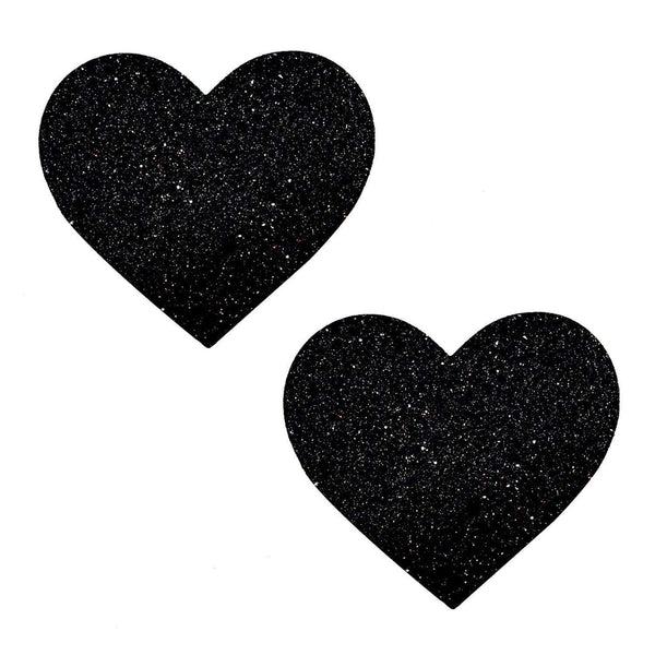 Neva Nude Black Malice Glitter I Heart U Nipple Cover Pasties - Extreme Toyz Singapore - https://extremetoyz.com.sg - Sex Toys and Lingerie Online Store - Bondage Gear / Vibrators / Electrosex Toys / Wireless Remote Control Vibes / Sexy Lingerie and Role Play / BDSM / Dungeon Furnitures / Dildos and Strap Ons &nbsp;/ Anal and Prostate Massagers / Anal Douche and Cleaning Aide / Delay Sprays and Gels / Lubricants and more...