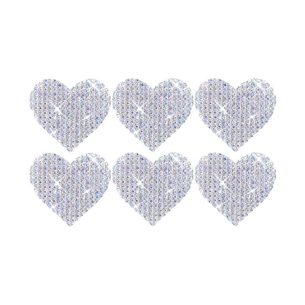 Neva Nude Razzle Dazzle Crystal Jewel Sparkle I Heart U Small Body Stickers 6PK - Extreme Toyz Singapore - https://extremetoyz.com.sg - Sex Toys and Lingerie Online Store - Bondage Gear / Vibrators / Electrosex Toys / Wireless Remote Control Vibes / Sexy Lingerie and Role Play / BDSM / Dungeon Furnitures / Dildos and Strap Ons &nbsp;/ Anal and Prostate Massagers / Anal Douche and Cleaning Aide / Delay Sprays and Gels / Lubricants and more...