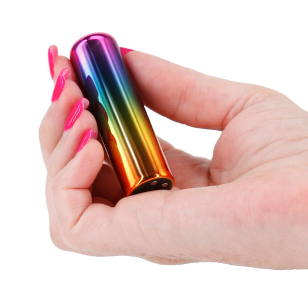 NS Novelties Chroma Rainbow Rechargeable Bullet - Small - Extreme Toyz Singapore - https://extremetoyz.com.sg - Sex Toys and Lingerie Online Store - Bondage Gear / Vibrators / Electrosex Toys / Wireless Remote Control Vibes / Sexy Lingerie and Role Play / BDSM / Dungeon Furnitures / Dildos and Strap Ons  / Anal and Prostate Massagers / Anal Douche and Cleaning Aide / Delay Sprays and Gels / Lubricants and more...