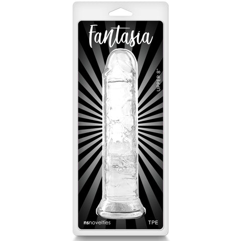 Fantasia Upper 8" Dildo - Clear