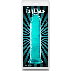 Fantasia Upper 8" Dildo - Teal