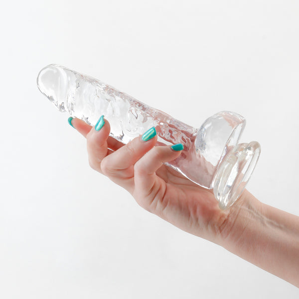 Fantasia Ballsy 6.5" Dildo - Clear