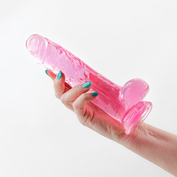 Fantasia Ballsy 7.5" Dildo - Pink