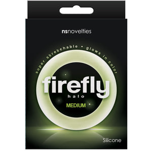 Firefly Glow-In-The-Dark Clear Halo Ring - Medium