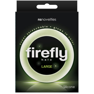 Firefly Glow-In-The-Dark Clear Halo Ring - Large