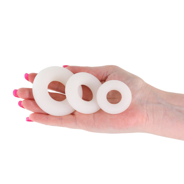 Firefly Glow-In-The-Dark Bubble Rings - 3 Pack