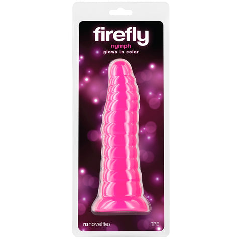 Firefly Glow-In-The-Dark Nymph Dildo -Pink