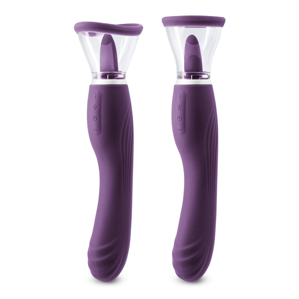 INYA Triple Delight Rechargeable Clitoral Stimulator with Suction Cups