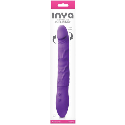 INYA Petite Twister Rechargeable Vibrator - Purple