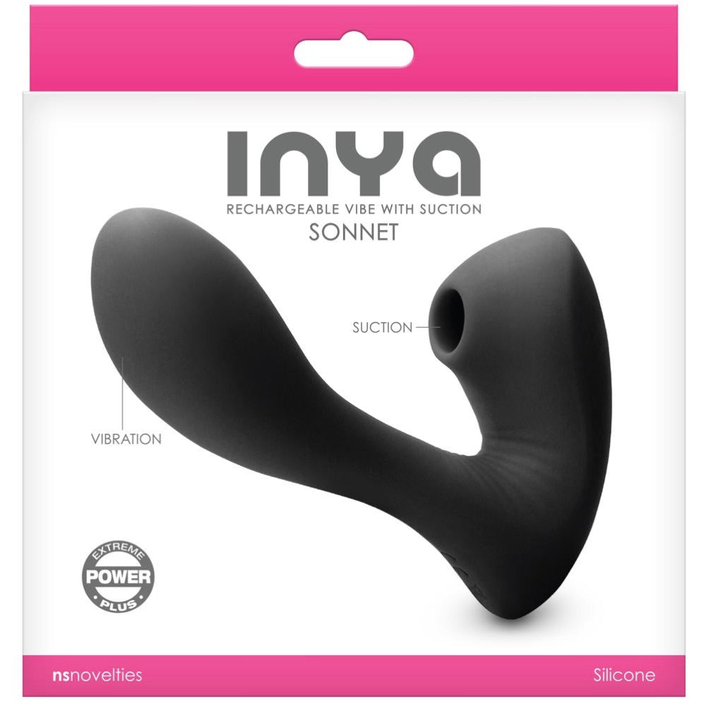 INYA Sonnet G-Spot Rechargeable Vibrator With Clitoral Suction