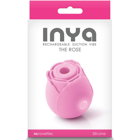 INYA The Rose Rechargeable Clitoral Suction Vibe - Pink