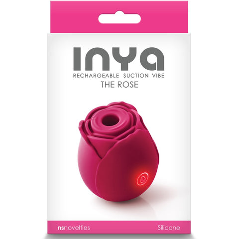 INYA The Rose Rechargeable Clitoral Suction Vibe - Red