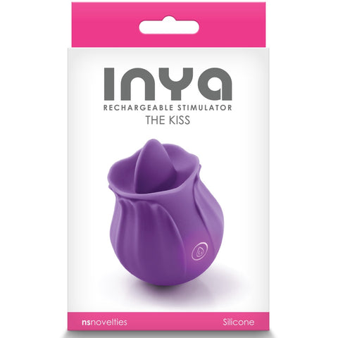 INYA The Kiss Rechargeable Tongue Vibe - Purple