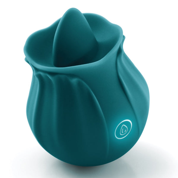 INYA The Kiss Rechargeable Tongue Vibe - Dark Teal