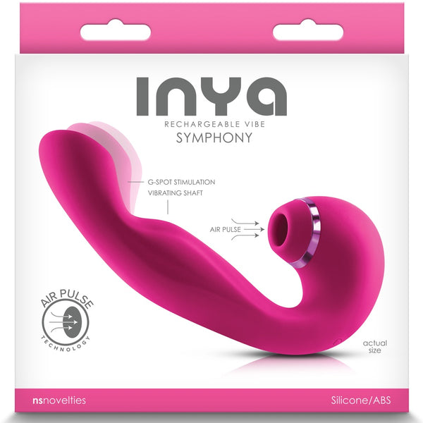 INYA Symphony G-Spot Rechargeable Vibrator With Air Pulse Technology