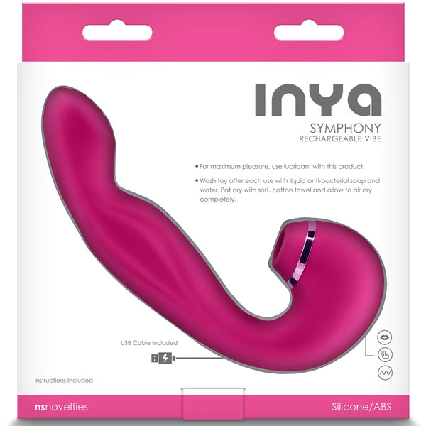 INYA Symphony G-Spot Rechargeable Vibrator With Air Pulse Technology