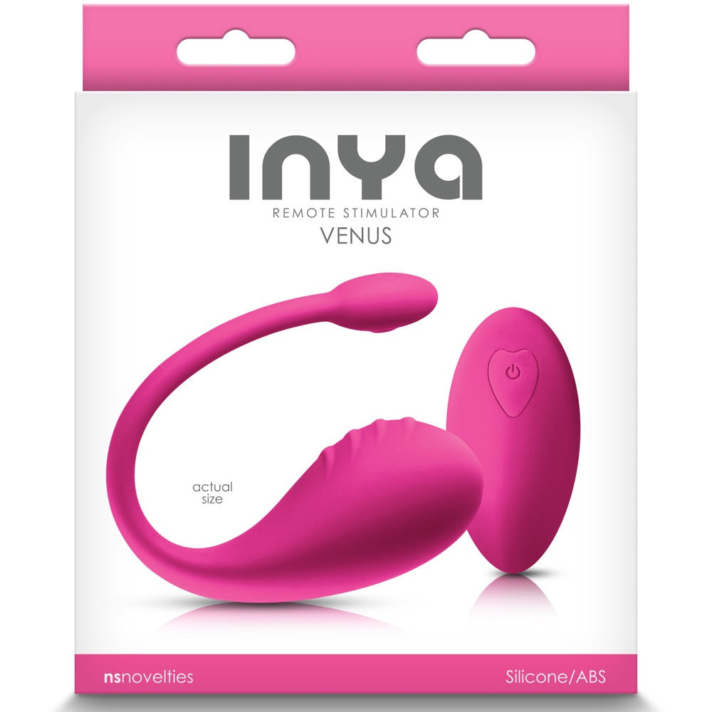 INYA Venus Remote Controlled Rechargeable Stimulator - Pink