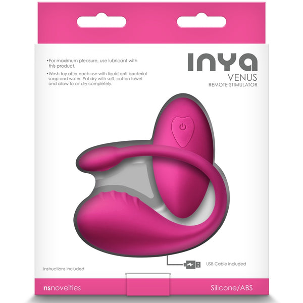 INYA Venus Remote Controlled Rechargeable Stimulator - Pink