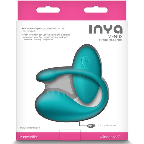 INYA Venus Remote Controlled Rechargeable Stimulator - Teal