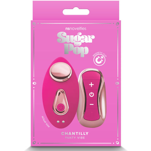 Sugar Pop Chantilly Remote Controlled Panty Vibe - Pink