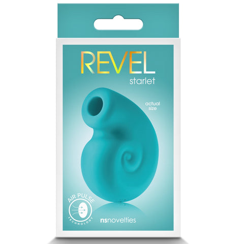 NS Novelties Revel Starlet Air-Pulse Clitoral Stimualtor - Teal - Extreme Toyz Singapore - https://extremetoyz.com.sg - Sex Toys and Lingerie Online Store - Bondage Gear / Vibrators / Electrosex Toys / Wireless Remote Control Vibes / Sexy Lingerie and Role Play / BDSM / Dungeon Furnitures / Dildos and Strap Ons &nbsp;/ Anal and Prostate Massagers / Anal Douche and Cleaning Aide / Delay Sprays and Gels / Lubricants and more...