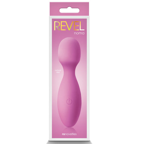 Revel Noma Rechargeable Wand Vibrator - Pink - Extreme Toyz Singapore - https://extremetoyz.com.sg - Sex Toys and Lingerie Online Store - Bondage Gear / Vibrators / Electrosex Toys / Wireless Remote Control Vibes / Sexy Lingerie and Role Play / BDSM / Dungeon Furnitures / Dildos and Strap Ons &nbsp;/ Anal and Prostate Massagers / Anal Douche and Cleaning Aide / Delay Sprays and Gels / Lubricants and more...