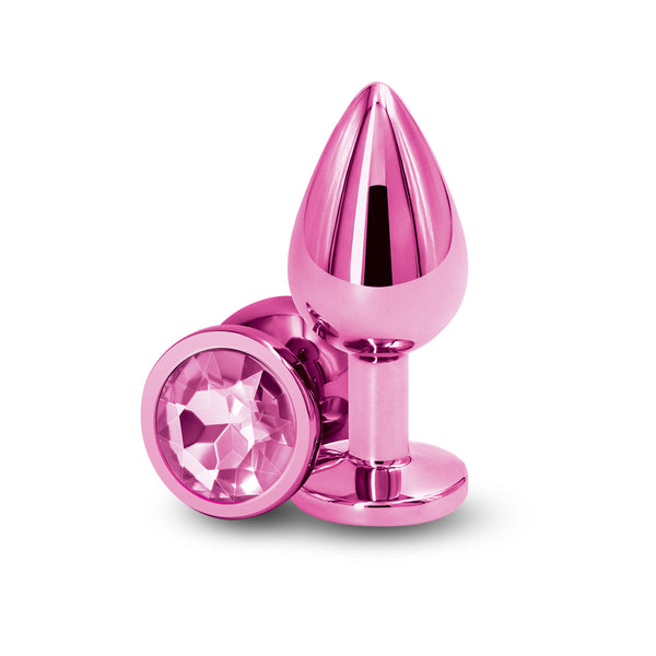 Rear Assets Pink Aluminum Butt Plug - Medium