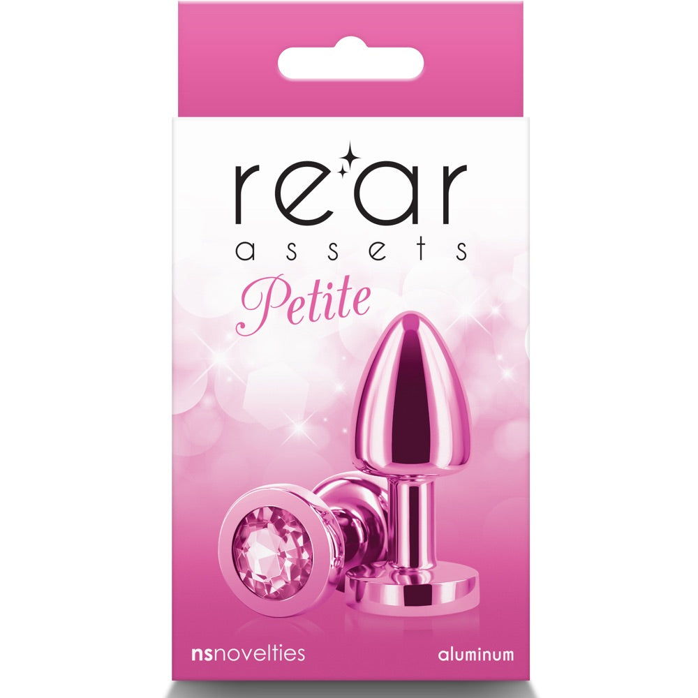 Rear Assets Pink Aluminum Butt Plug - Petite