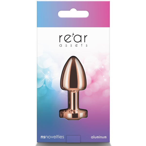 Rear Assets Gold Rainbow Aluminum Butt Plug - Petite