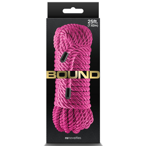 NS Novelties Bound 25 ft Rope - Pink - Extreme Toyz Singapore - https://extremetoyz.com.sg - Sex Toys and Lingerie Online Store - Bondage Gear / Vibrators / Electrosex Toys / Wireless Remote Control Vibes / Sexy Lingerie and Role Play / BDSM / Dungeon Furnitures / Dildos and Strap Ons &nbsp;/ Anal and Prostate Massagers / Anal Douche and Cleaning Aide / Delay Sprays and Gels / Lubricants and more...