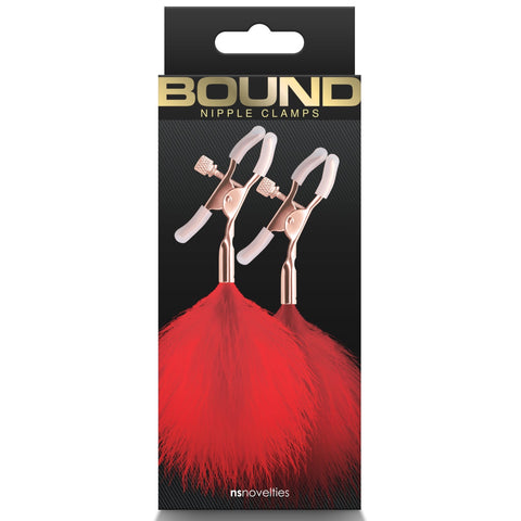NS Novelties Bound Nipple Clamps F1 - Red - Extreme Toyz Singapore - https://extremetoyz.com.sg - Sex Toys and Lingerie Online Store - Bondage Gear / Vibrators / Electrosex Toys / Wireless Remote Control Vibes / Sexy Lingerie and Role Play / BDSM / Dungeon Furnitures / Dildos and Strap Ons &nbsp;/ Anal and Prostate Massagers / Anal Douche and Cleaning Aide / Delay Sprays and Gels / Lubricants and more...