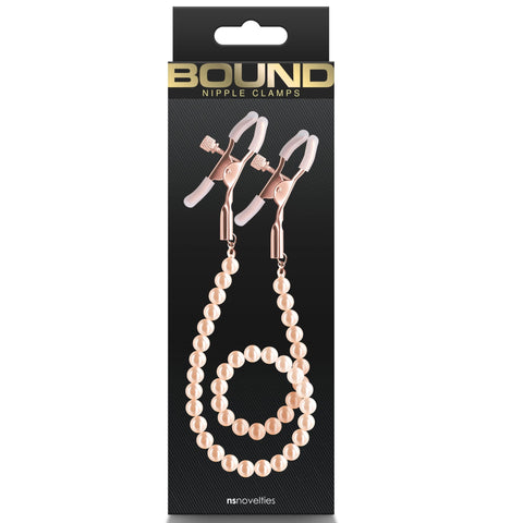 NS Novelties Bound Nipple Clamps DC1 - Rose Gold - Extreme Toyz Singapore - https://extremetoyz.com.sg - Sex Toys and Lingerie Online Store - Bondage Gear / Vibrators / Electrosex Toys / Wireless Remote Control Vibes / Sexy Lingerie and Role Play / BDSM / Dungeon Furnitures / Dildos and Strap Ons &nbsp;/ Anal and Prostate Massagers / Anal Douche and Cleaning Aide / Delay Sprays and Gels / Lubricants and more...