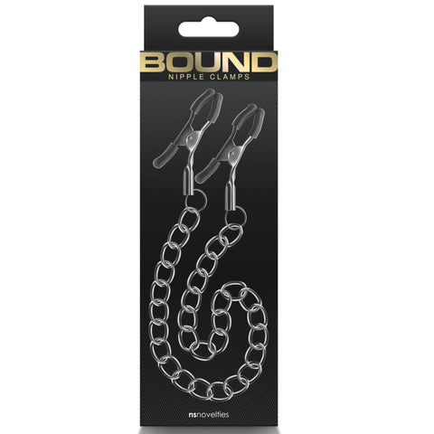 NS Novelties Bound Nipple Clamps DC2 - Gunmetal - Extreme Toyz Singapore - https://extremetoyz.com.sg - Sex Toys and Lingerie Online Store - Bondage Gear / Vibrators / Electrosex Toys / Wireless Remote Control Vibes / Sexy Lingerie and Role Play / BDSM / Dungeon Furnitures / Dildos and Strap Ons &nbsp;/ Anal and Prostate Massagers / Anal Douche and Cleaning Aide / Delay Sprays and Gels / Lubricants and more...