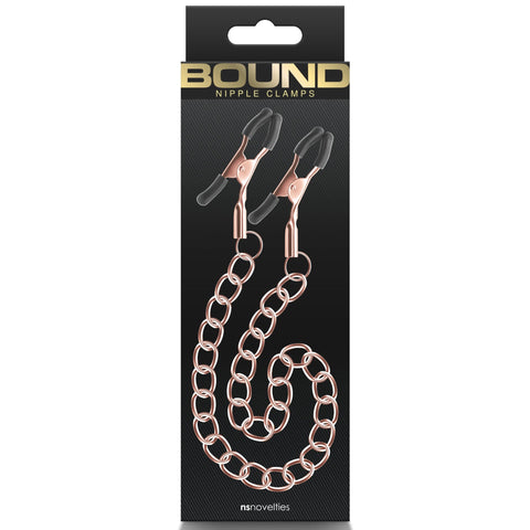 NS Novelties Bound Nipple Clamps DC2 - Rose Gold - Extreme Toyz Singapore - https://extremetoyz.com.sg - Sex Toys and Lingerie Online Store - Bondage Gear / Vibrators / Electrosex Toys / Wireless Remote Control Vibes / Sexy Lingerie and Role Play / BDSM / Dungeon Furnitures / Dildos and Strap Ons &nbsp;/ Anal and Prostate Massagers / Anal Douche and Cleaning Aide / Delay Sprays and Gels / Lubricants and more...