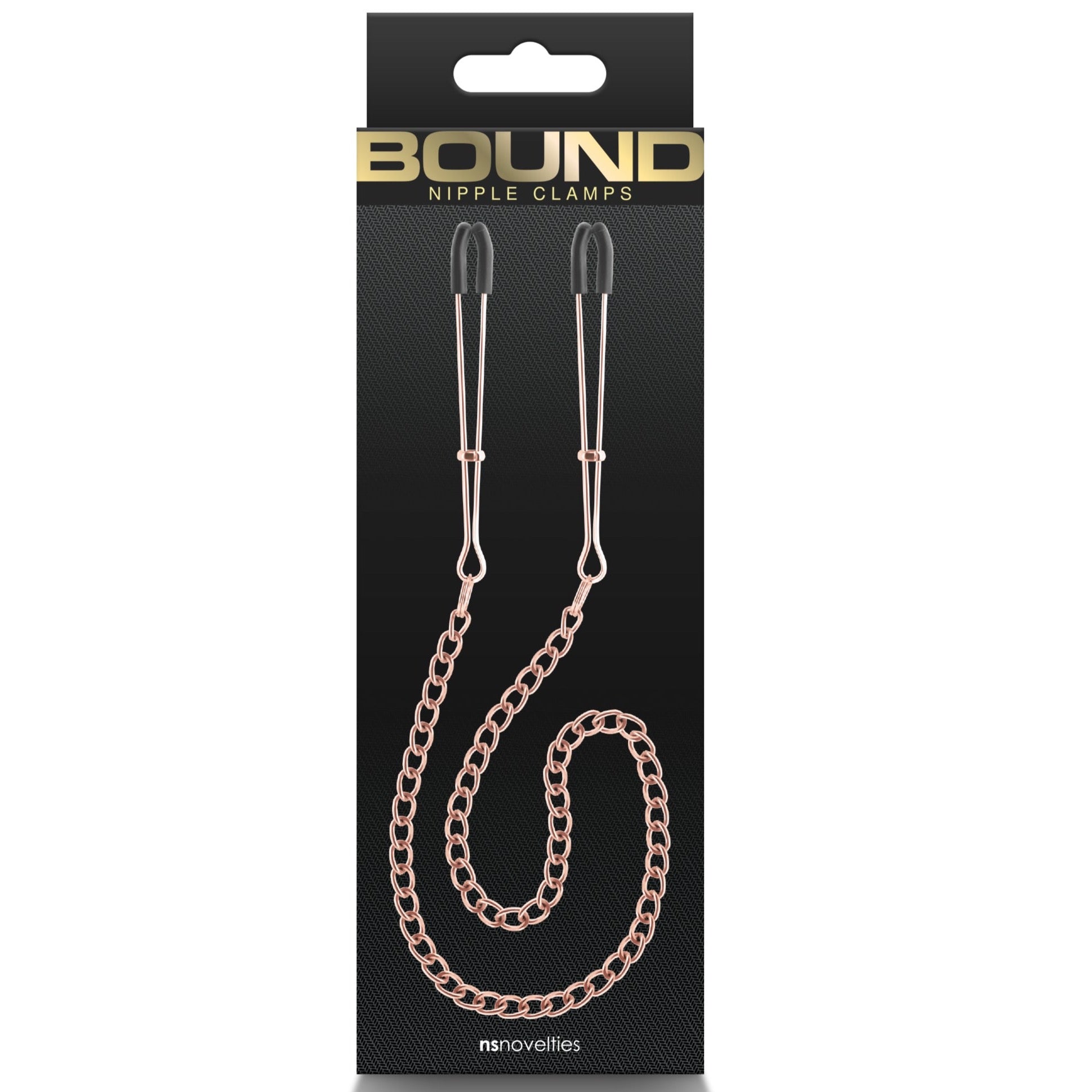 NS Novelties Bound Nipple Clamps DC3 - Rose Gold - Extreme Toyz Singapore - https://extremetoyz.com.sg - Sex Toys and Lingerie Online Store - Bondage Gear / Vibrators / Electrosex Toys / Wireless Remote Control Vibes / Sexy Lingerie and Role Play / BDSM / Dungeon Furnitures / Dildos and Strap Ons &nbsp;/ Anal and Prostate Massagers / Anal Douche and Cleaning Aide / Delay Sprays and Gels / Lubricants and more...