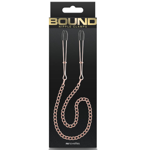 NS Novelties Bound Nipple Clamps DC3 - Rose Gold - Extreme Toyz Singapore - https://extremetoyz.com.sg - Sex Toys and Lingerie Online Store - Bondage Gear / Vibrators / Electrosex Toys / Wireless Remote Control Vibes / Sexy Lingerie and Role Play / BDSM / Dungeon Furnitures / Dildos and Strap Ons &nbsp;/ Anal and Prostate Massagers / Anal Douche and Cleaning Aide / Delay Sprays and Gels / Lubricants and more...