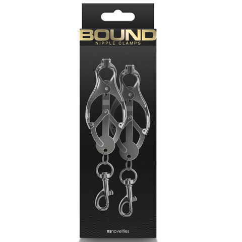 NS Novelties Bound Nipple Clamps C3 - Gunmetal - Extreme Toyz Singapore - https://extremetoyz.com.sg - Sex Toys and Lingerie Online Store - Bondage Gear / Vibrators / Electrosex Toys / Wireless Remote Control Vibes / Sexy Lingerie and Role Play / BDSM / Dungeon Furnitures / Dildos and Strap Ons &nbsp;/ Anal and Prostate Massagers / Anal Douche and Cleaning Aide / Delay Sprays and Gels / Lubricants and more...