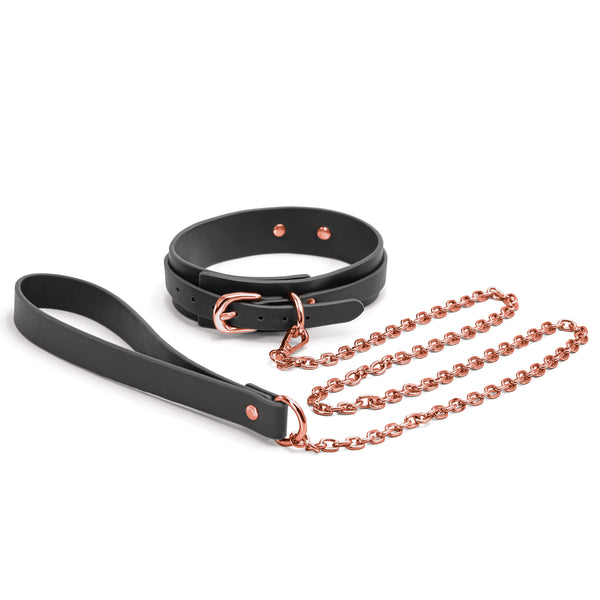 NS Novelties Bondage Couture Collar and Leash - Black -  Extreme Toyz Singapore - https://extremetoyz.com.sg - Sex Toys and Lingerie Online Store - Bondage Gear / Vibrators / Electrosex Toys / Wireless Remote Control Vibes / Sexy Lingerie and Role Play / BDSM / Dungeon Furnitures / Dildos and Strap Ons &nbsp;/ Anal and Prostate Massagers / Anal Douche and Cleaning Aide / Delay Sprays and Gels / Lubricants and more...