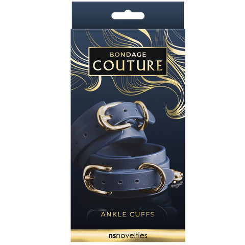 NS Novelties Bondage Couture Ankle Cuff - Blue - Extreme Toyz Singapore - https://extremetoyz.com.sg - Sex Toys and Lingerie Online Store - Bondage Gear / Vibrators / Electrosex Toys / Wireless Remote Control Vibes / Sexy Lingerie and Role Play / BDSM / Dungeon Furnitures / Dildos and Strap Ons &nbsp;/ Anal and Prostate Massagers / Anal Douche and Cleaning Aide / Delay Sprays and Gels / Lubricants and more...