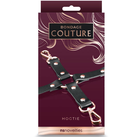 NS Novelties Bondage Couture Hog Tie - Black - Extreme Toyz Singapore - https://extremetoyz.com.sg - Sex Toys and Lingerie Online Store - Bondage Gear / Vibrators / Electrosex Toys / Wireless Remote Control Vibes / Sexy Lingerie and Role Play / BDSM / Dungeon Furnitures / Dildos and Strap Ons &nbsp;/ Anal and Prostate Massagers / Anal Douche and Cleaning Aide / Delay Sprays and Gels / Lubricants and more...