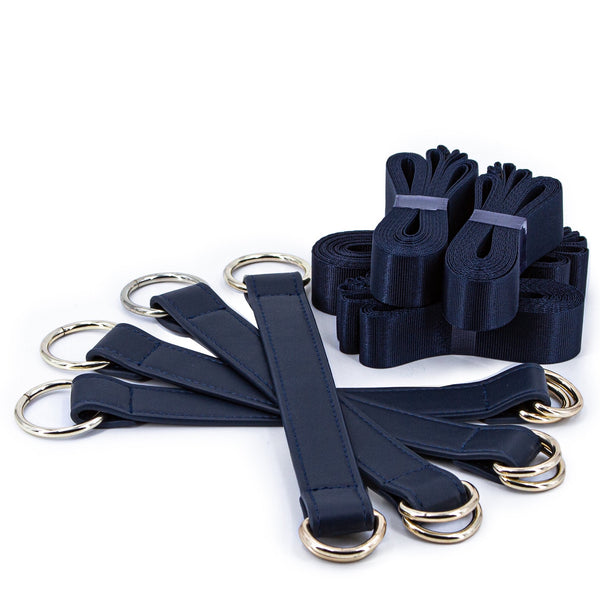 NS Novelties Bondage Couture Tie Down Straps - Blue - Extreme Toyz Singapore - https://extremetoyz.com.sg - Sex Toys and Lingerie Online Store - Bondage Gear / Vibrators / Electrosex Toys / Wireless Remote Control Vibes / Sexy Lingerie and Role Play / BDSM / Dungeon Furnitures / Dildos and Strap Ons &nbsp;/ Anal and Prostate Massagers / Anal Douche and Cleaning Aide / Delay Sprays and Gels / Lubricants and more...