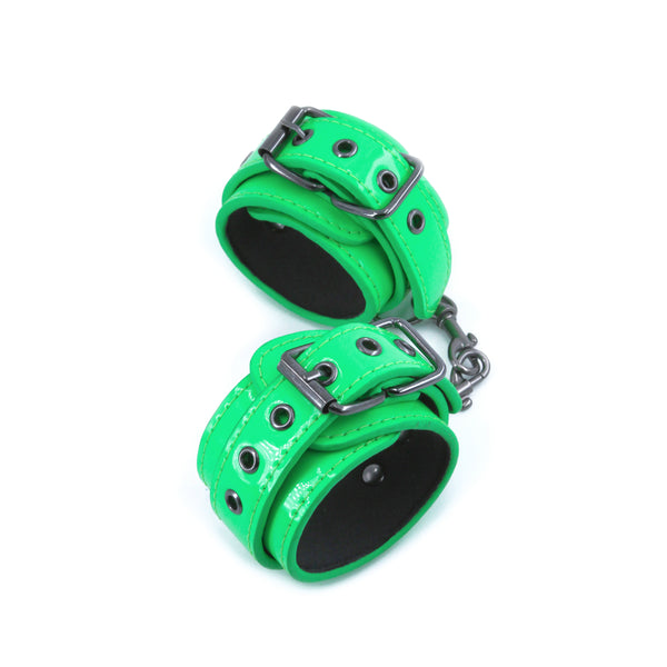 NS Novelties Electra Play Things Wrist Cuffs - Green - Extreme Toyz Singapore - https://extremetoyz.com.sg - Sex Toys and Lingerie Online Store - Bondage Gear / Vibrators / Electrosex Toys / Wireless Remote Control Vibes / Sexy Lingerie and Role Play / BDSM / Dungeon Furnitures / Dildos and Strap Ons &nbsp;/ Anal and Prostate Massagers / Anal Douche and Cleaning Aide / Delay Sprays and Gels / Lubricants and more...